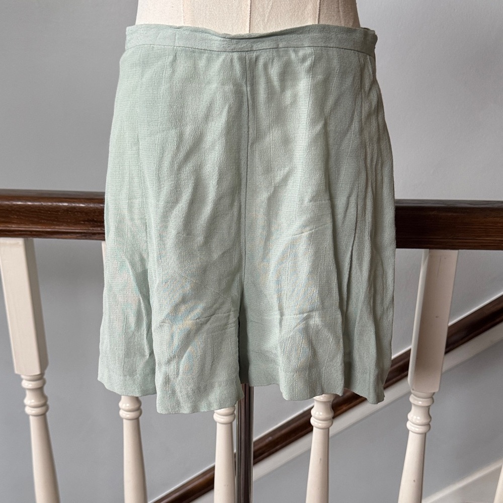 Zara Light Sage Women's Casual Shorts